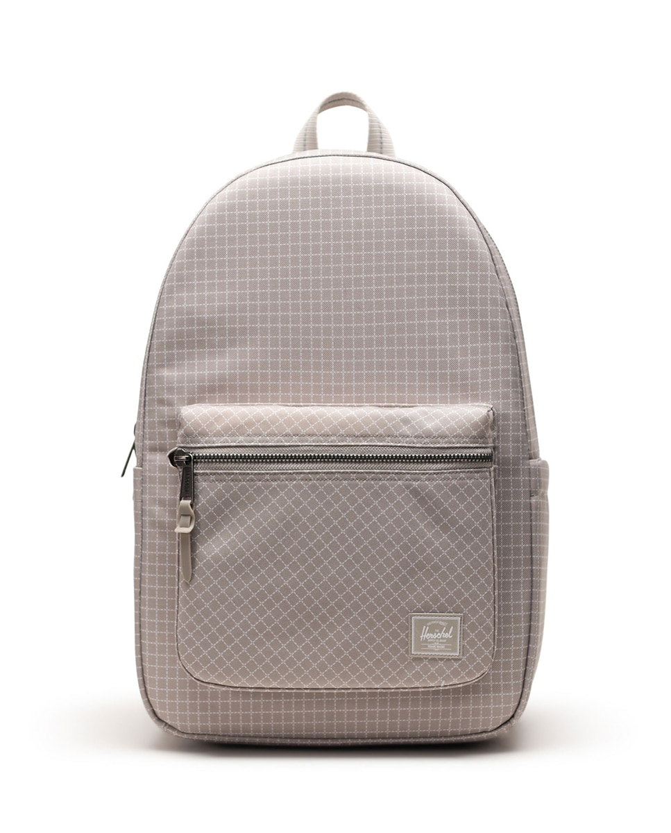 Mochila unisex herschel reciclada en tejido de 22 l con cremallera - Beige Beige-1