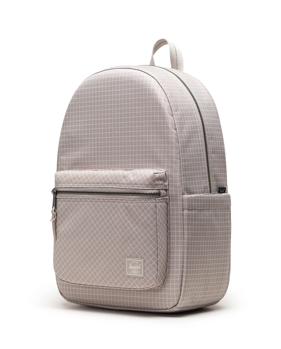 Mochila unisex herschel reciclada en tejido de 22 l con cremallera - Beige Beige-2