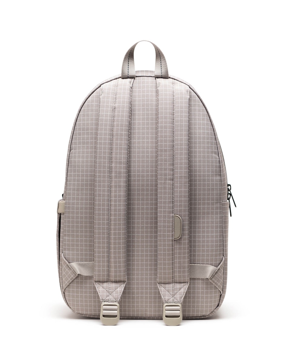 Mochila unisex herschel reciclada en tejido de 22 l con cremallera - Beige Beige-4