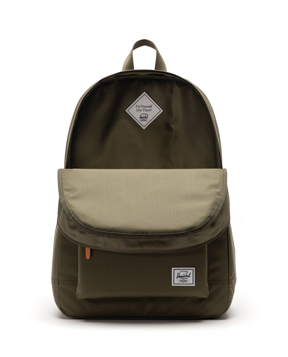 Mochila unisex herschel ecológica en tejido de 24 l - Verde militar Verde militar-3