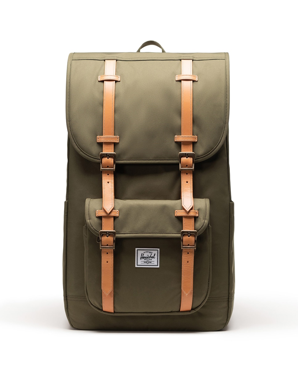 Mochila unisex herschel ecológica en tejido reciclado de 30 l - Verde militar Verde militar-1