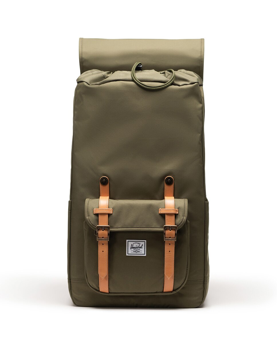 Mochila unisex herschel ecológica en tejido reciclado de 30 l - Verde militar Verde militar-3