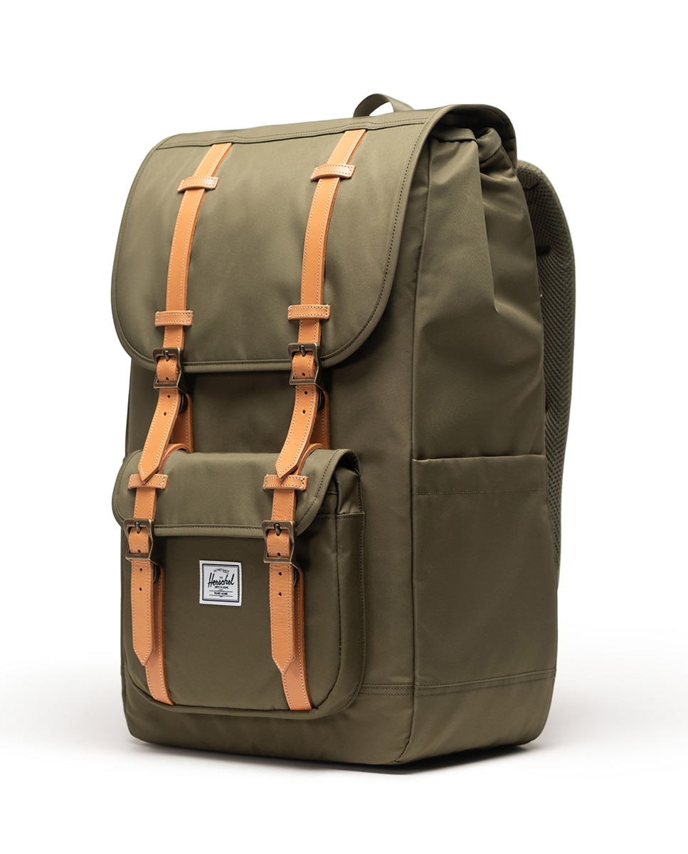 Mochila unisex herschel ecológica en tejido reciclado de 30 l - Verde militar Verde militar-2