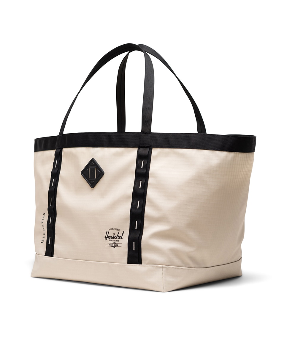 Bolso shopper unisex herschel ecológico de 63 l superrresistente - Blanco / Negro Blanco / Negro-3
