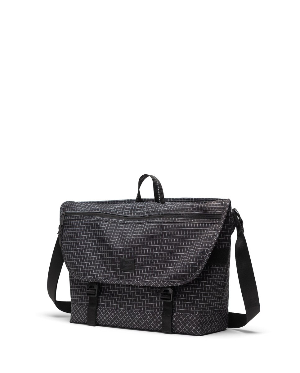 Bandolera cove messenger - Herschel - Negro / Blanco Negro / Blanco-2