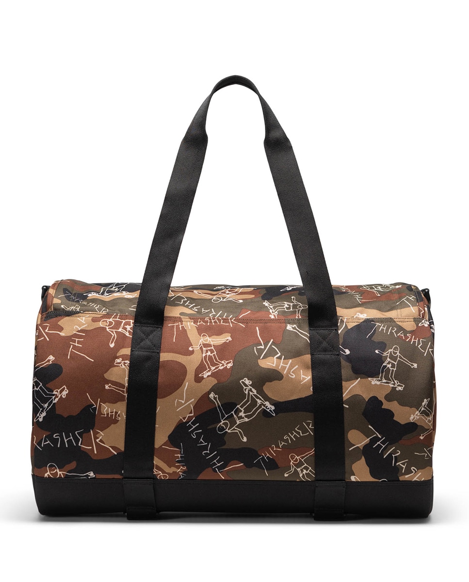 Bolsa thrasher unisex herschel ecológica de 40 l porta skate - Verde militar Verde militar-2