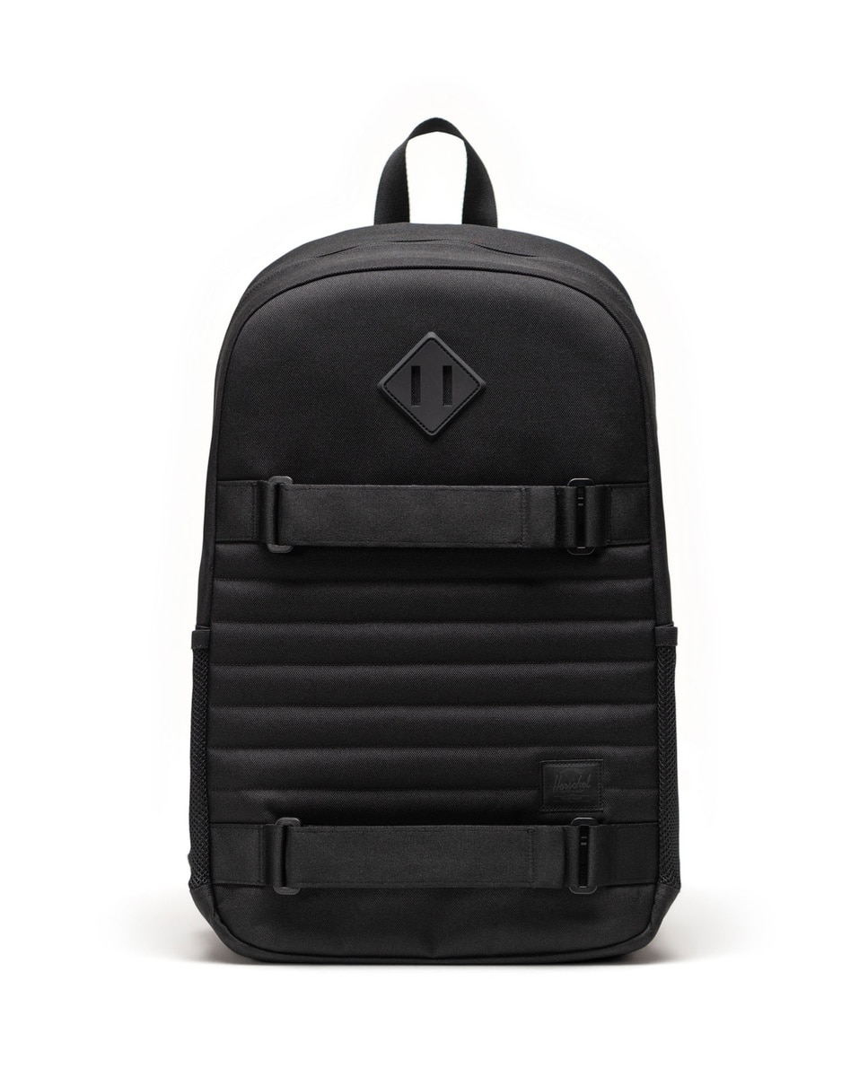 Mochila unisex ecológica herschel de 28 l con tiras para transportar skate - Negro Negro-1