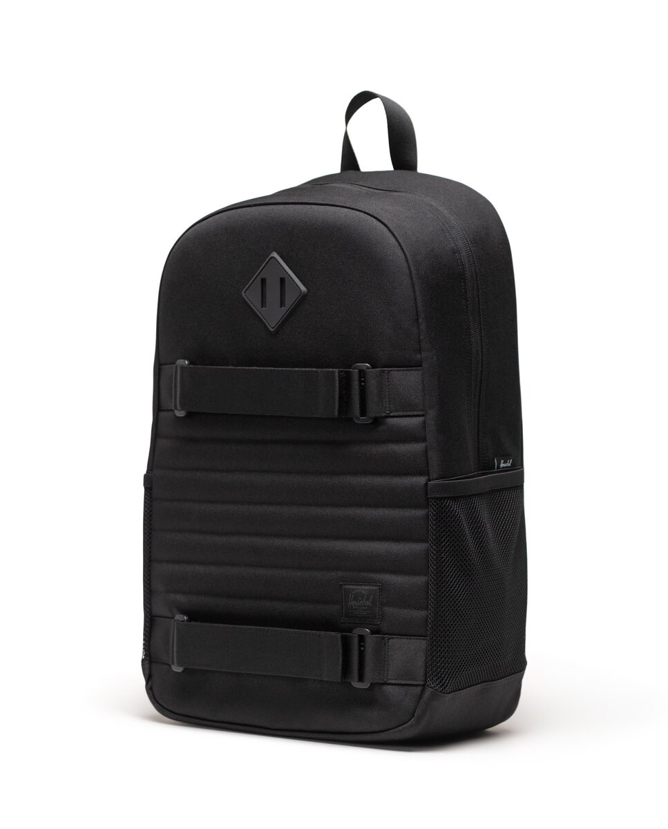 Mochila unisex ecológica herschel de 28 l con tiras para transportar skate - Negro Negro-3