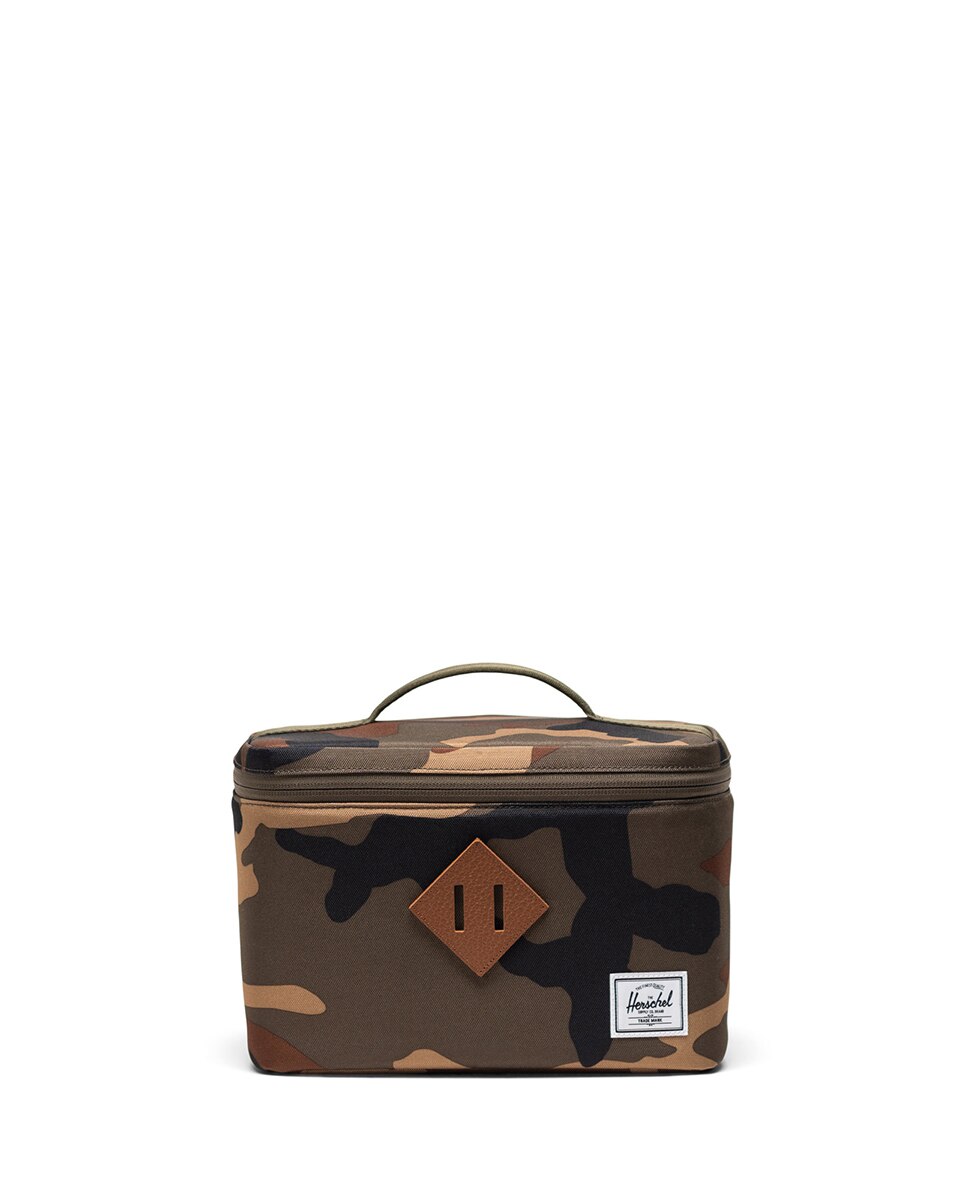 Portameriendas unisex herschel en tejido capacidad 4 l ecológico - Verde militar Verde militar-1