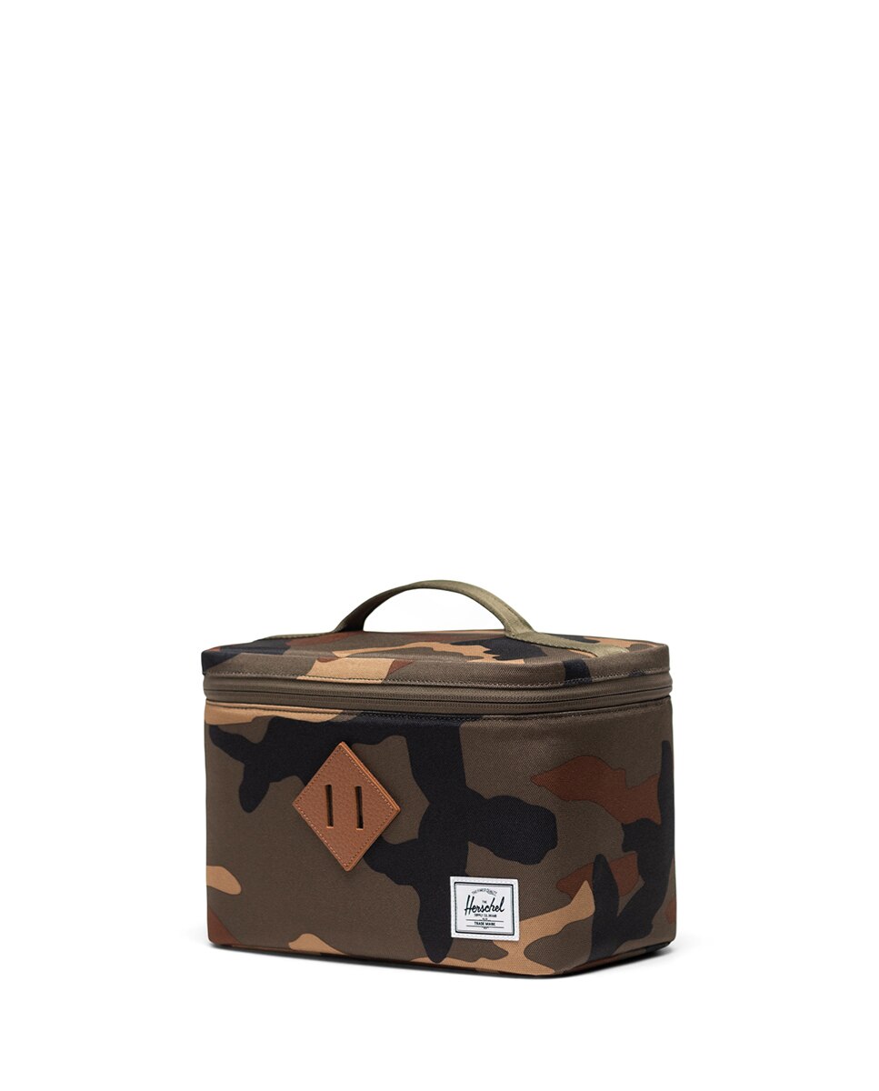 Portameriendas unisex herschel en tejido capacidad 4 l ecológico - Verde militar Verde militar-3