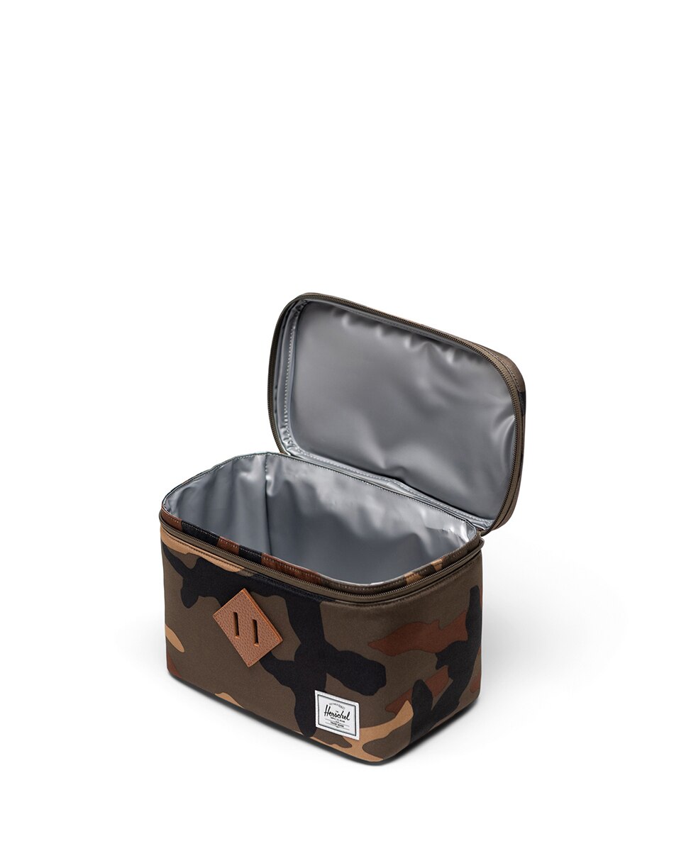 Portameriendas unisex herschel en tejido capacidad 4 l ecológico - Verde militar Verde militar-4
