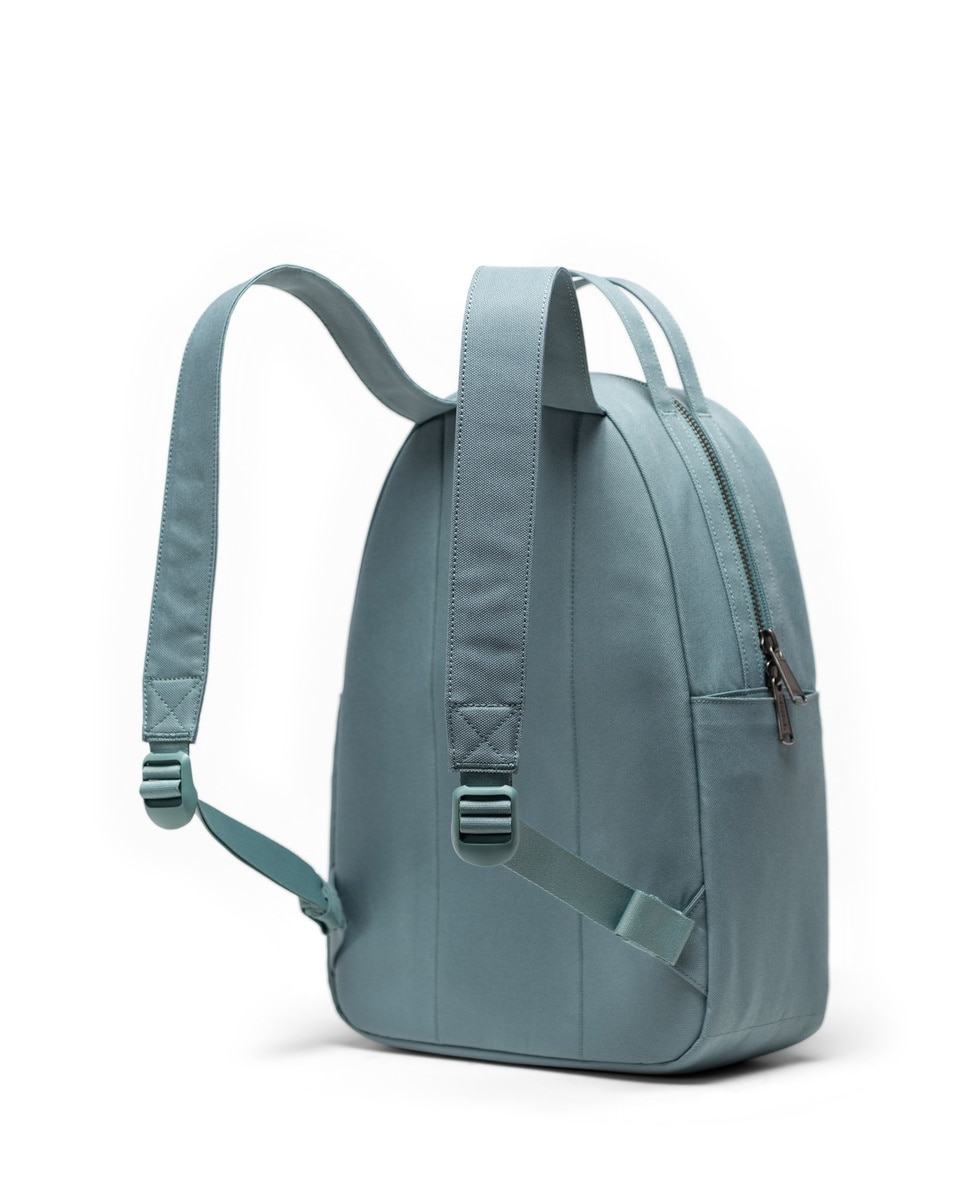 Mochila mujer ecológica herschel 14 l en tejido con cremallera - Verde azulado Verde azulado-4