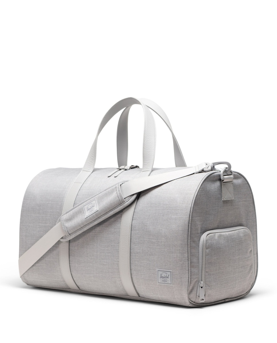 Bolsa de viaje unisex herschel de 46 l en tejido ecológico con cremallera - Gris Gris-3