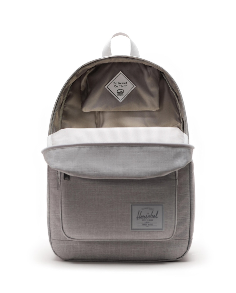 Mochila unisex herschel ecológica en tejido de 25 l con funda para portátil - Gris ceniza Gris ceniza-3