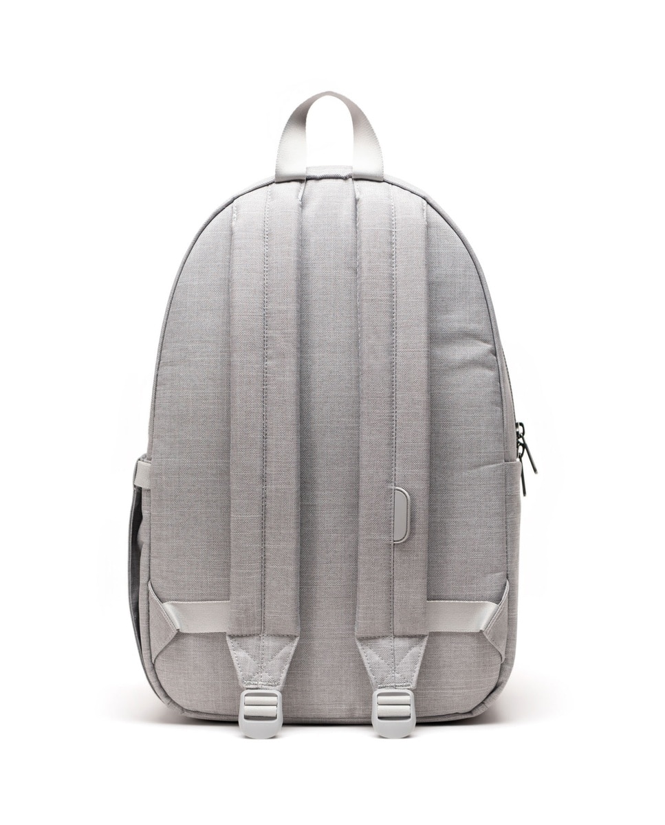 Mochila unisex herschel reciclada en tejido de 22 l con cremallera - Gris ceniza Gris ceniza-4