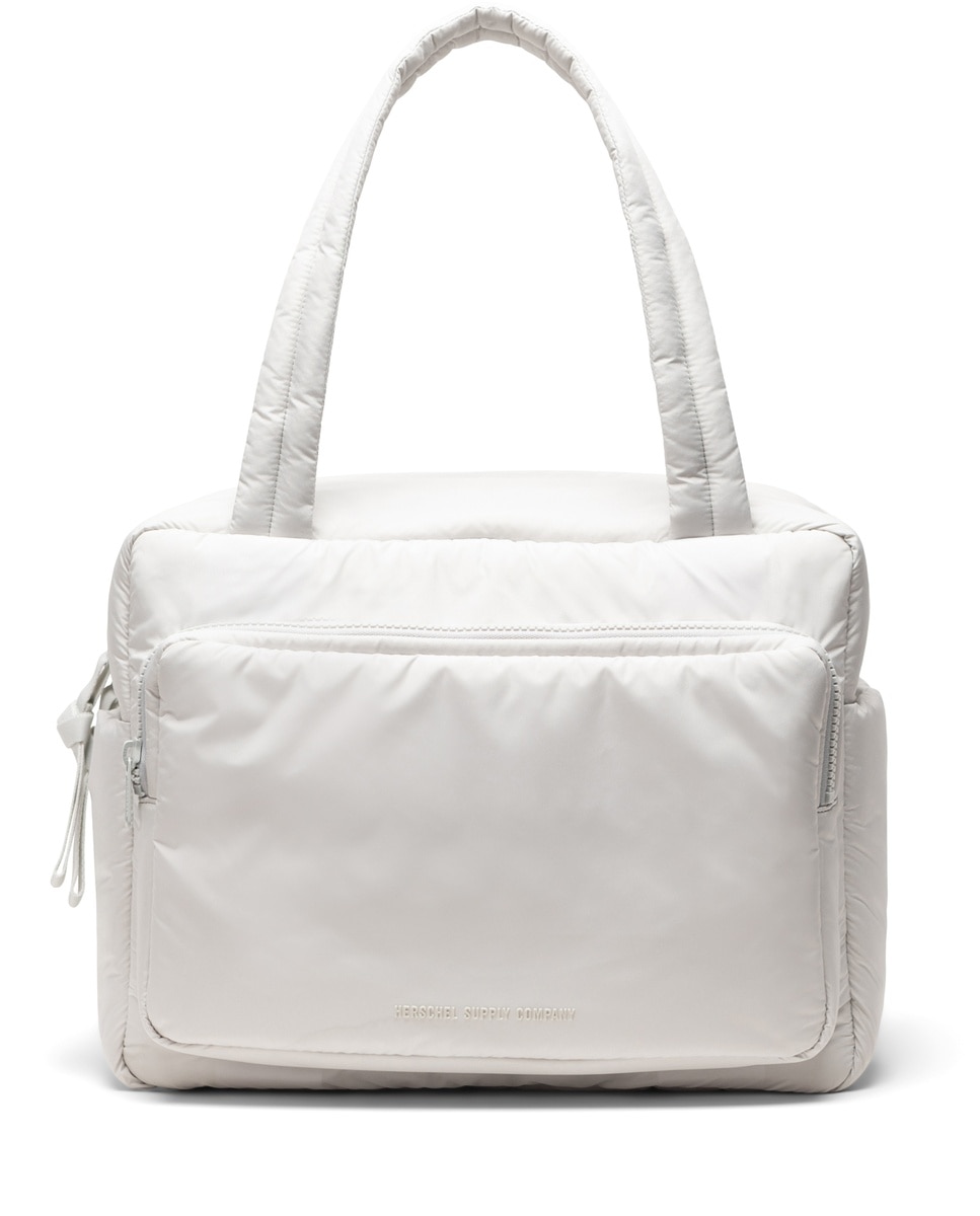 Bolsa mujer herschel ecológico en tejido acolchado de 22 l - Blanco Blanco-1