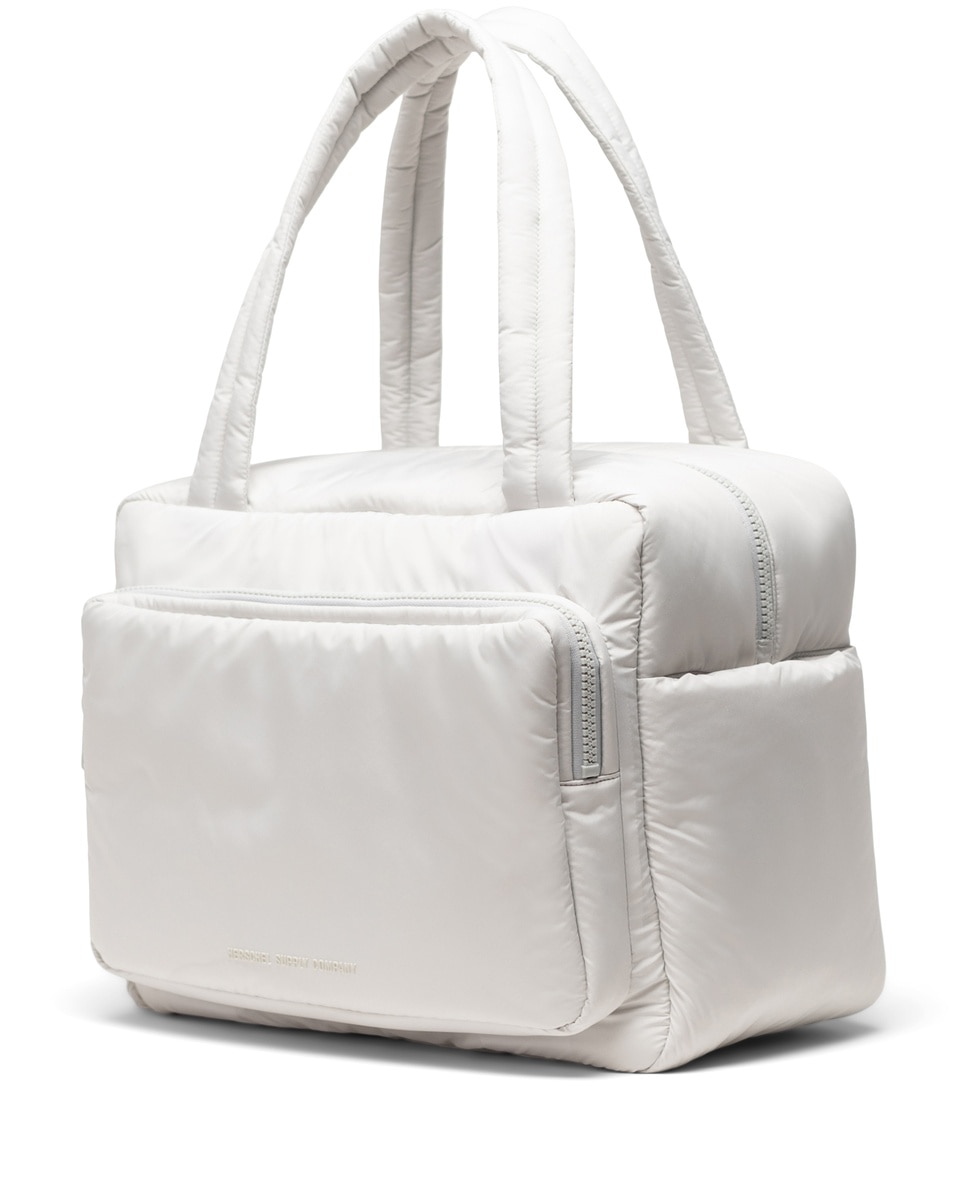 Bolsa mujer herschel ecológico en tejido acolchado de 22 l - Blanco Blanco-3