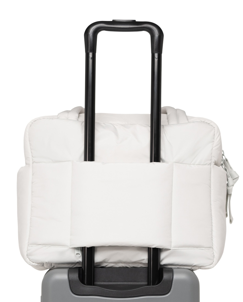 Bolsa mujer herschel ecológico en tejido acolchado de 22 l - Blanco Blanco-4