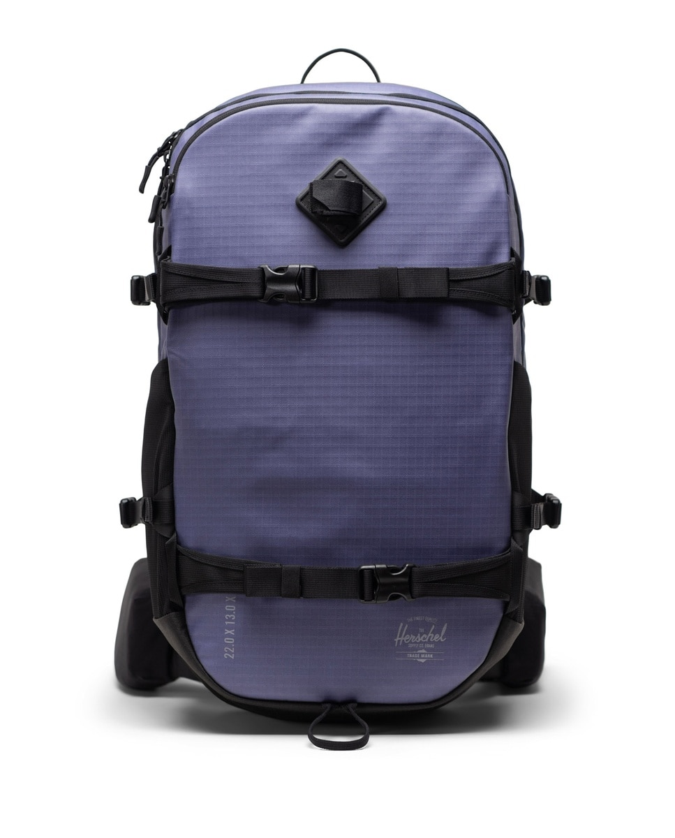 Mochila unisex herschel de 36 l en tejido ecológico superresistente - Azul / Blanco Azul / Blanco-1