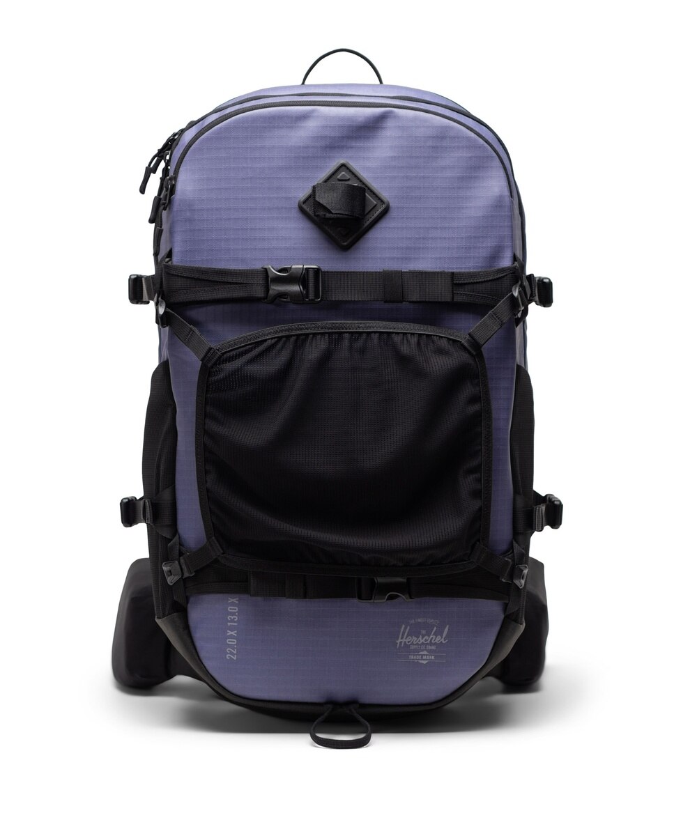 Mochila unisex herschel de 36 l en tejido ecológico superresistente - Azul / Blanco Azul / Blanco-3
