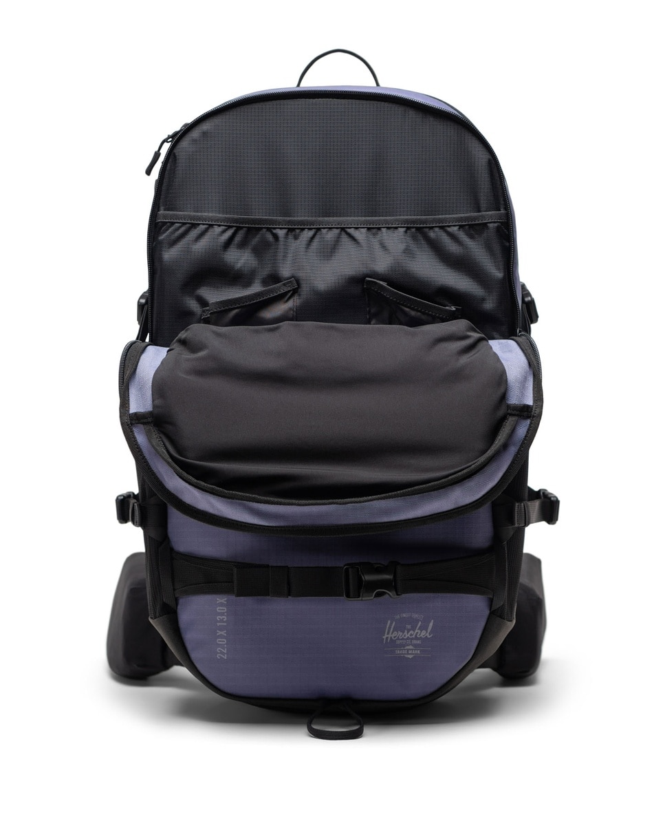Mochila unisex herschel de 36 l en tejido ecológico superresistente - Azul / Blanco Azul / Blanco-2