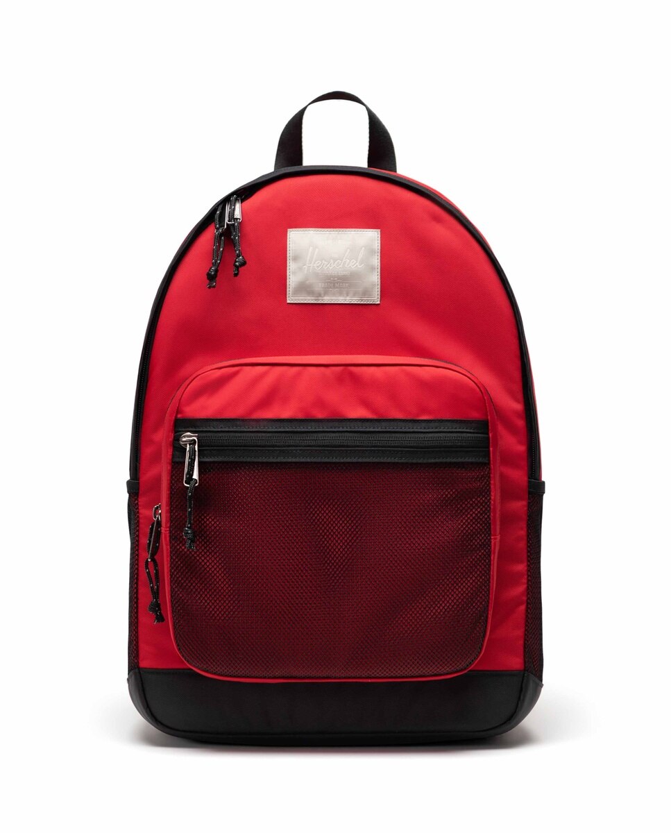Mochila unisex ecológica herschel con bolsillo delantero de 28 l - Rojo Rojo-1