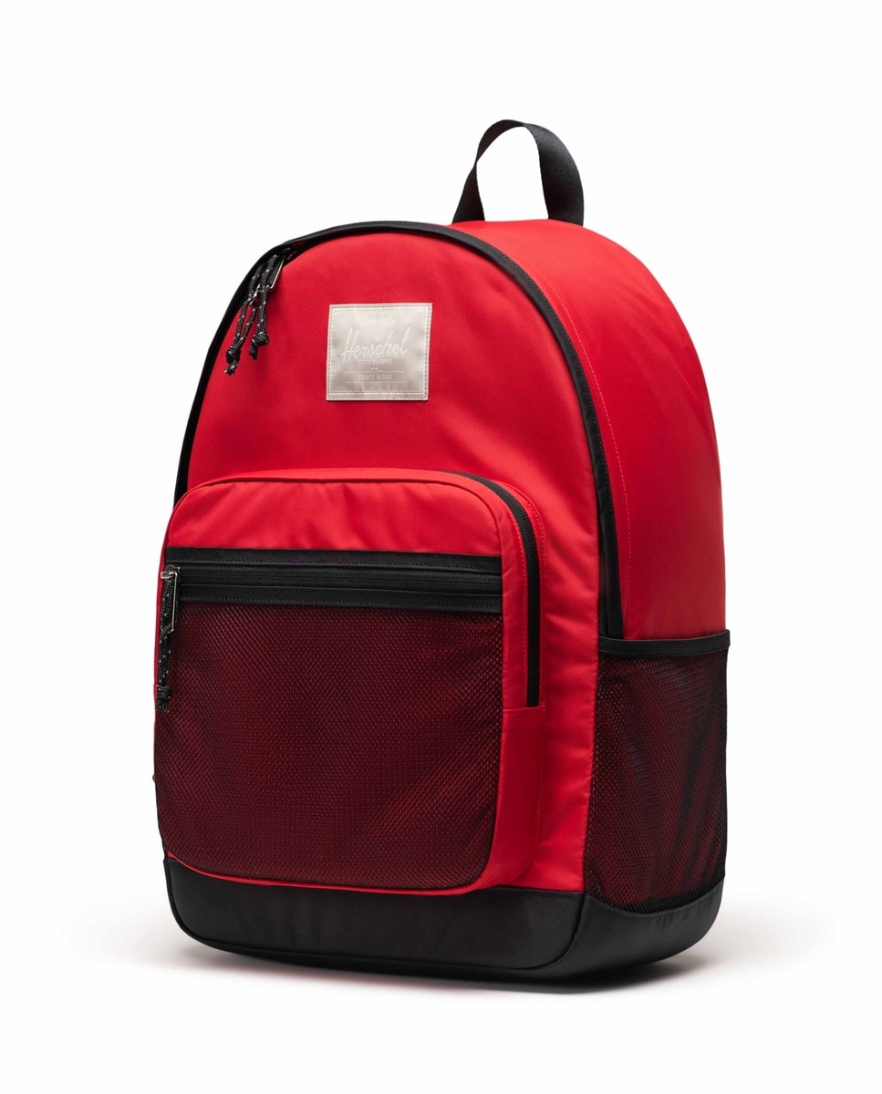 Mochila unisex ecológica herschel con bolsillo delantero de 28 l - Rojo Rojo-2