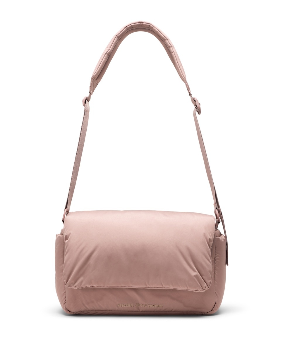 Bandolera mujer ecológica herschel en tejido acolchado - Rosa Rosa-1