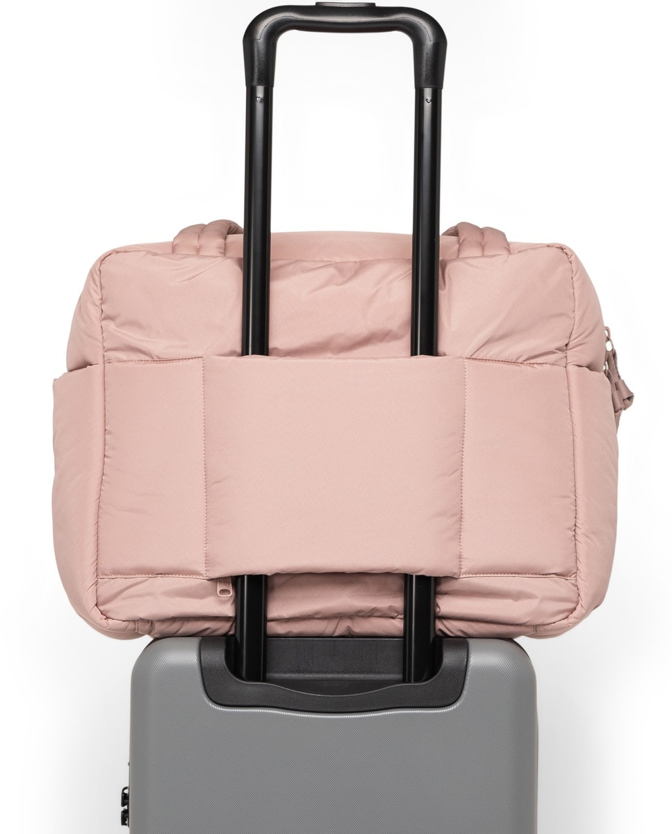 Bolsa mujer herschel ecológica en tejido acolchado l - Rosa Rosa-4