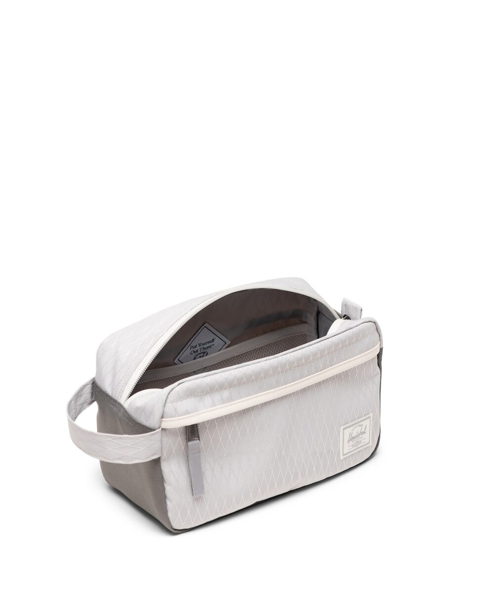 Neceser ecológico unisex herschel en tejido de 5 l con bolsillo delantero - Gris claro Gris claro-2