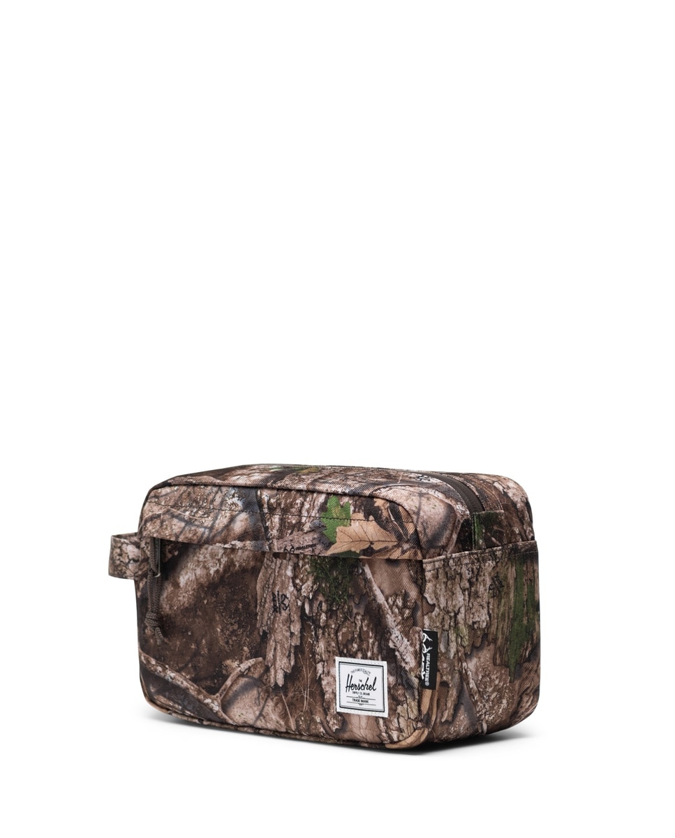 Neceser ecológico unisex herschel en tejido realtree® de 5 l con bolsillo delantero - Marrón Marrón-3