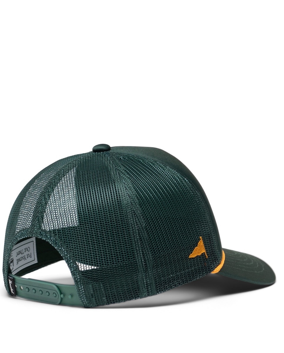 Gorra unisex herschel en tejido con detalle frontal - Verde oscuro Verde oscuro-3