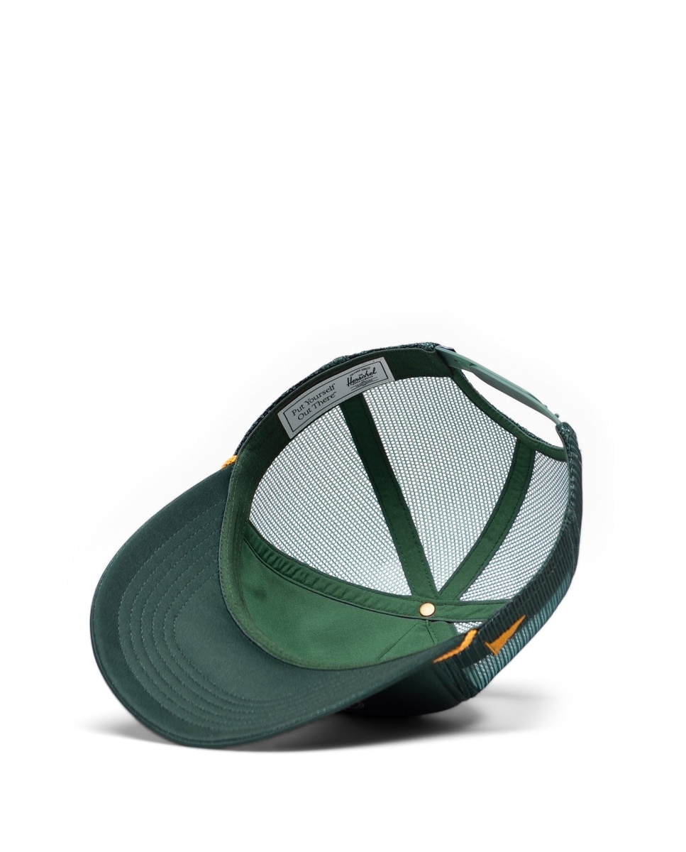 Gorra unisex herschel en tejido con detalle frontal - Verde oscuro Verde oscuro-2