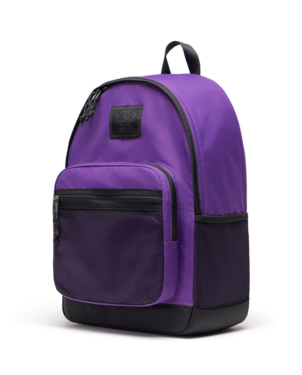 Mochila unisex ecológica herschel con bolsillo delantero de 28 l - Morado Morado-2