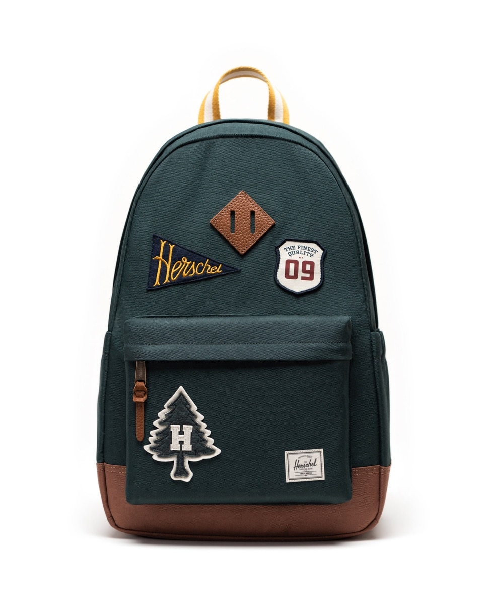 Mochila Herschel Heritage en verde oscuro - Verde-Marrón Verde-Marrón-1