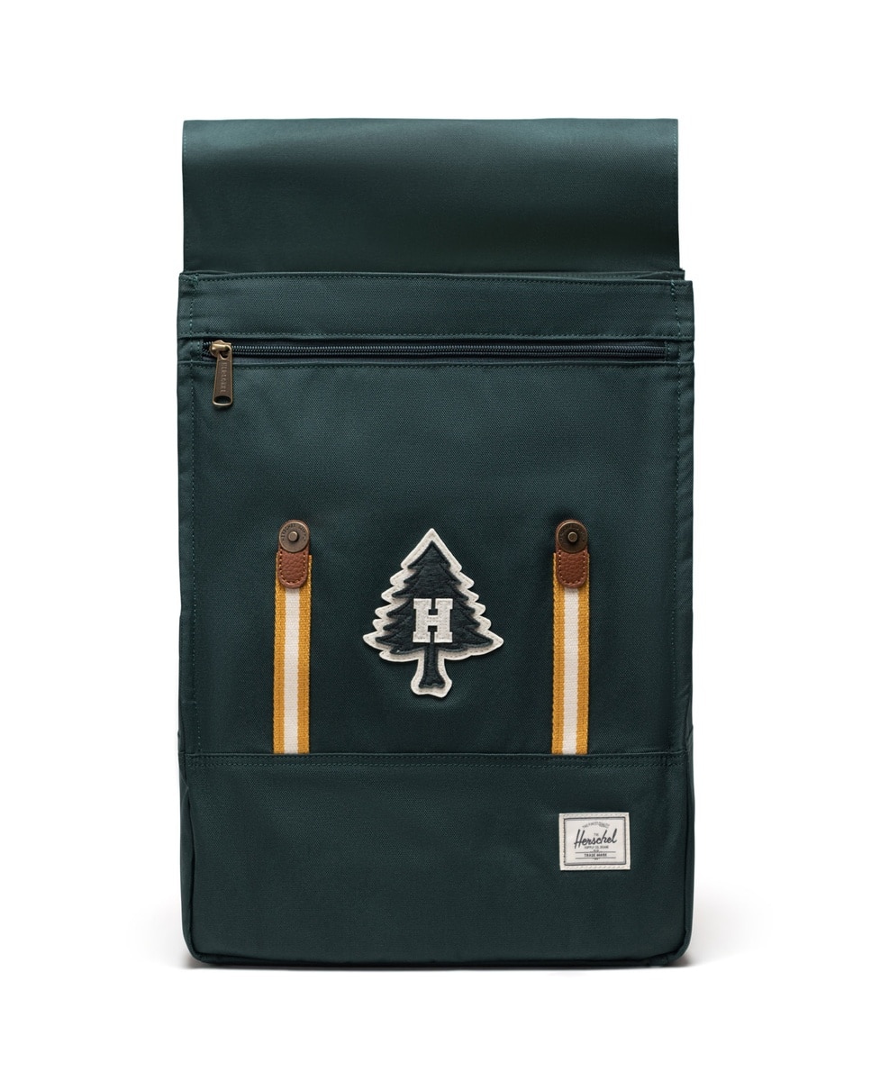 Mochila Survey de Herschel supply en azul marino - Verde-Marrón Verde-Marrón-3