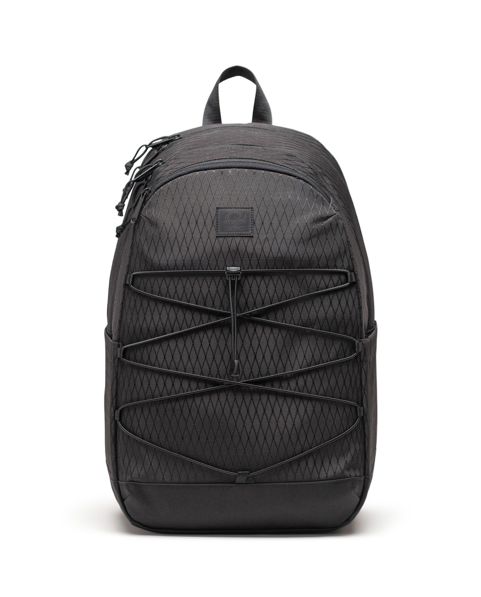 Mochila unisex herschel de 30 l con cordón elástico delantero - Negro Negro-1