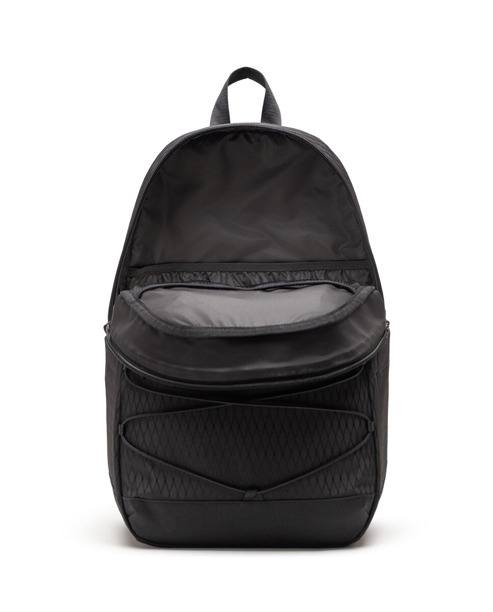 Mochila unisex herschel de 30 l con cordón elástico delantero - Negro Negro-3