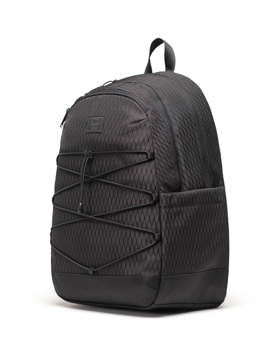 Mochila unisex herschel de 30 l con cordón elástico delantero - Negro Negro-4