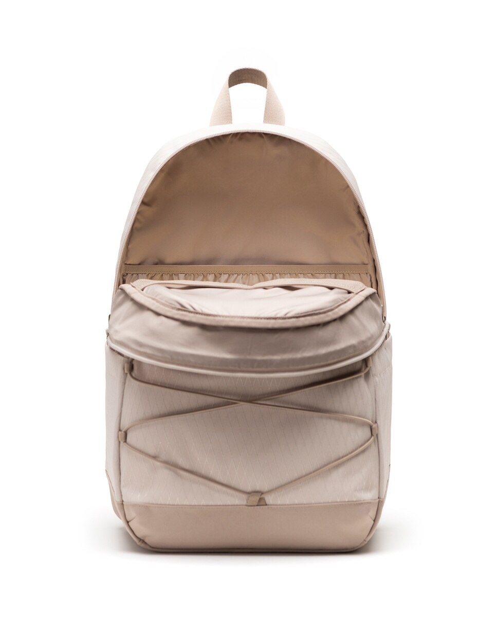 Mochila unisex herschel de 30 l con cordón elástico delantero - Marrón piedra Marrón piedra-3