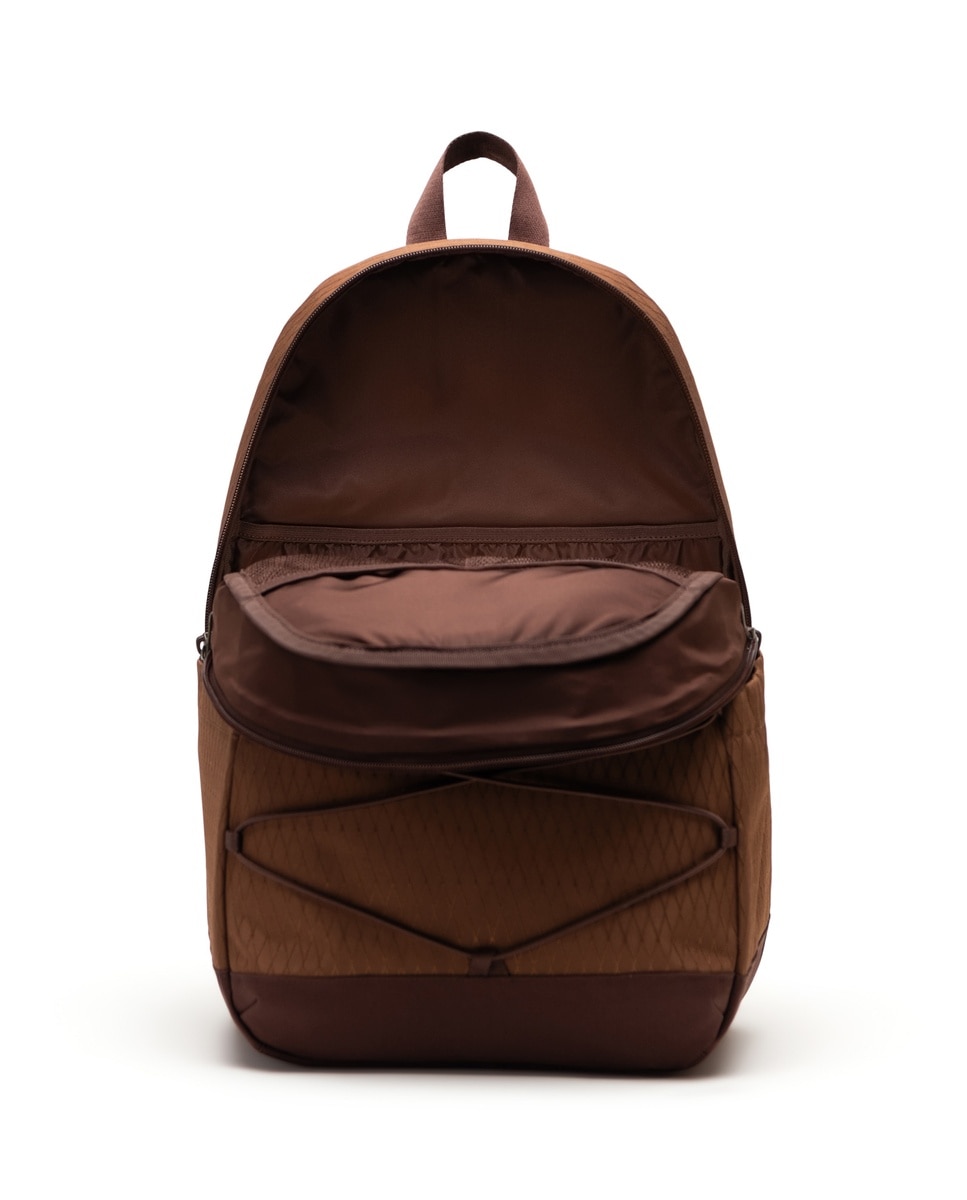 Mochila unisex herschel de 30 l con cordón elástico delantero - Marrón chocolate Marrón chocolate-3