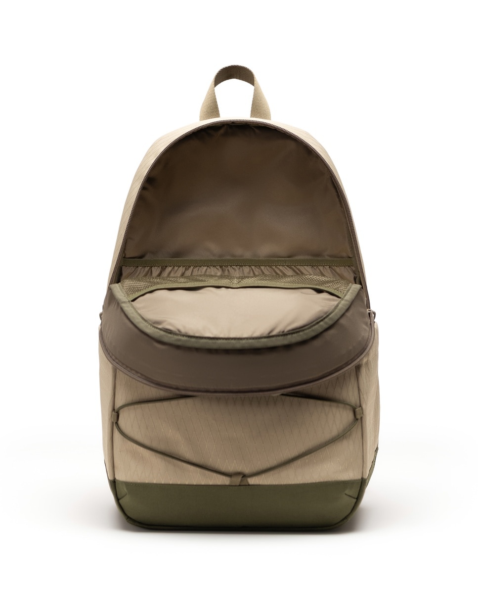 Mochila unisex herschel de 30 l con cordón elástico delantero - Verde militar Verde militar-2