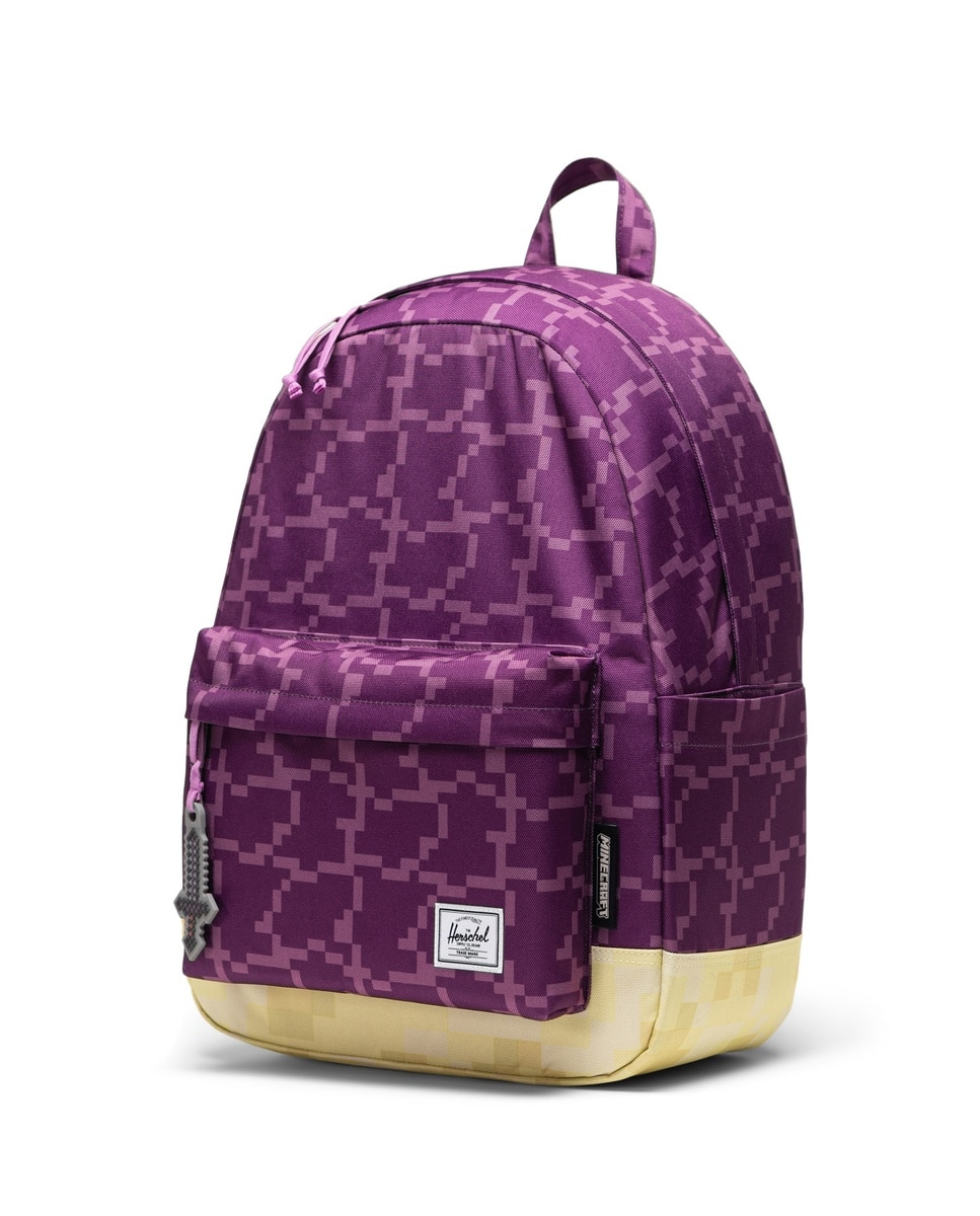 Mochila minecraft unisex herschel ecológica en tejido de 26 l con bolsillo - Morado Morado-2