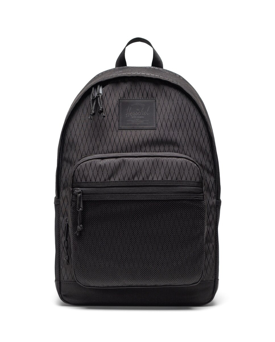 Mochila unisex ecológica herschel con bolsillo delantero de 28 l - Negro Negro-1