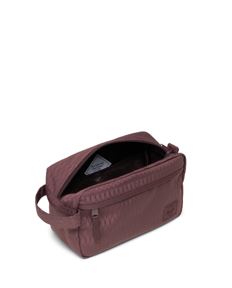 Neceser ecológico unisex herschel en tejido de 5 l con bolsillo delantero - Granate Granate-2