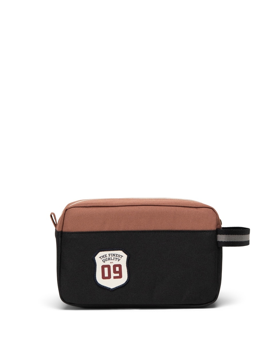 Neceser ecológico unisex herschel en tejido de 5 l con bolsillo delantero - Negro Negro-4