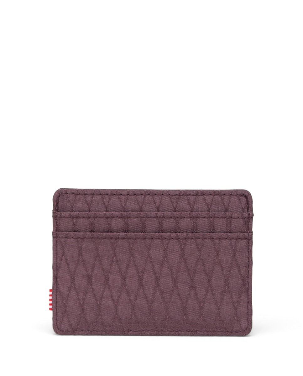 Tarjetero unisex herschel ecológico en tejido - Granate Granate-2