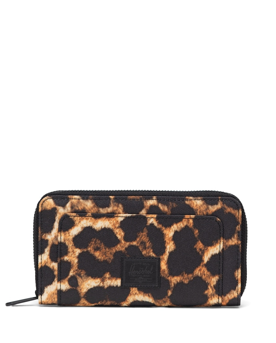 Monedero mujer herschel ecológico en tejido con cremallera - Negro Negro-1