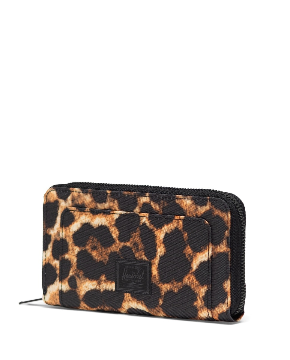 Monedero mujer herschel ecológico en tejido con cremallera - Negro Negro-3
