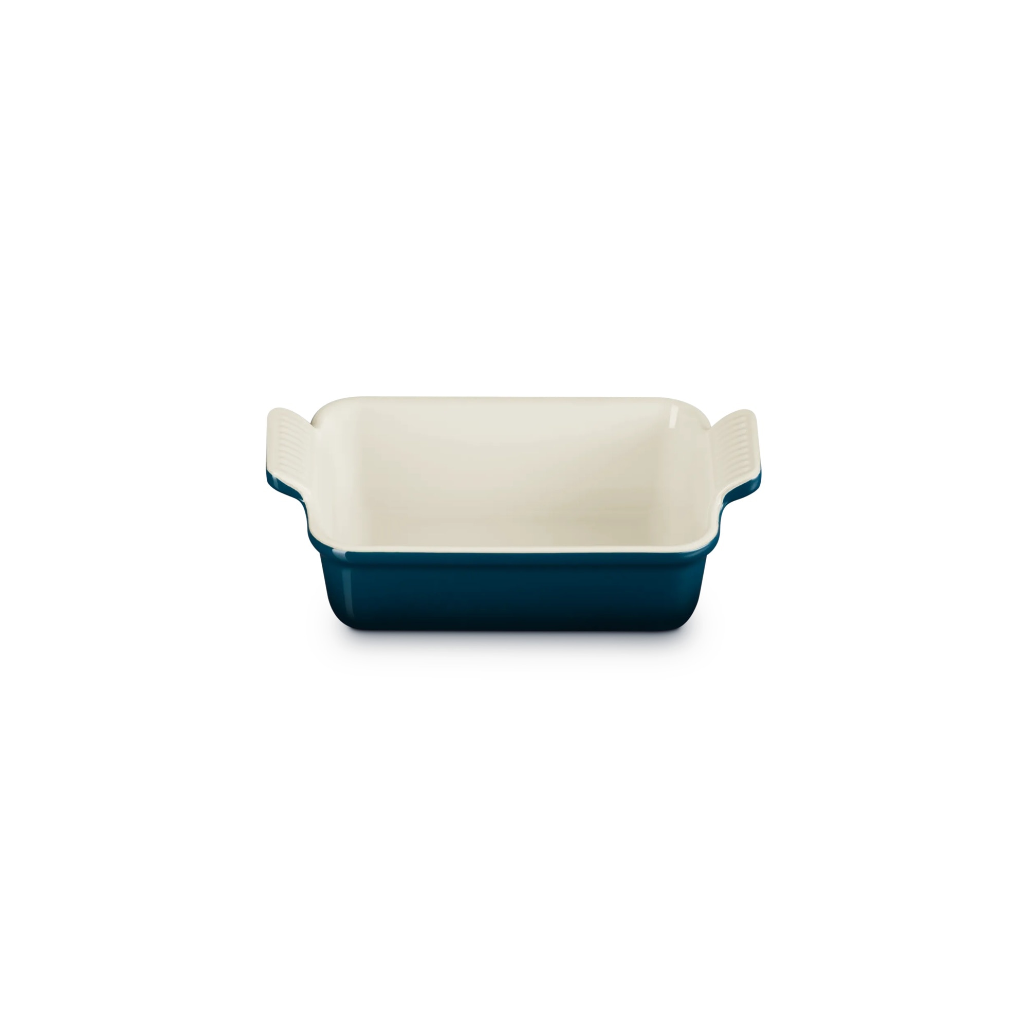 Bandeja rectangular Heritage de cerámica de gres Le Creuset - Azul oscuro 19 cm Azul oscuro-1